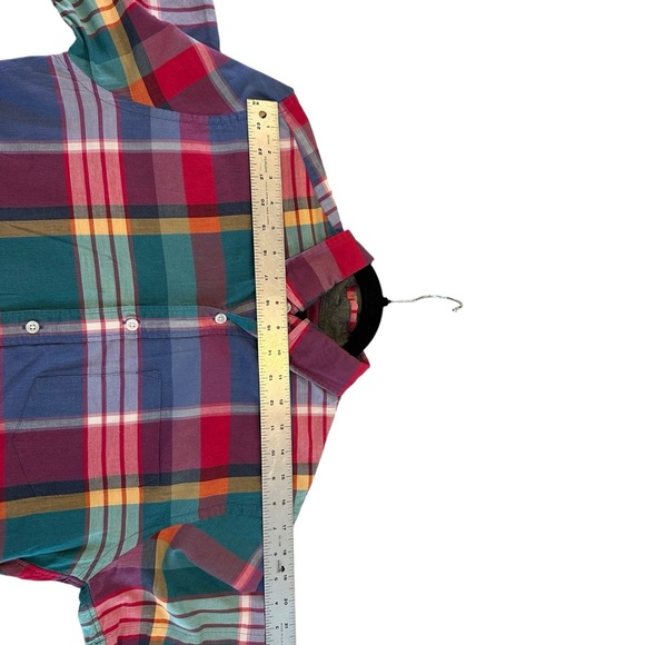 J. Crew Red and Blue Casual‎ Button Down Shirt - Picture 4 of 5